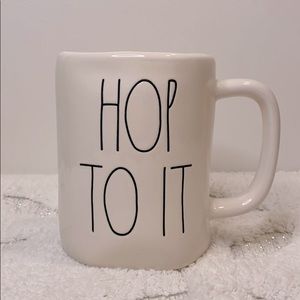 Rae Dunn HOP TO IT Mug